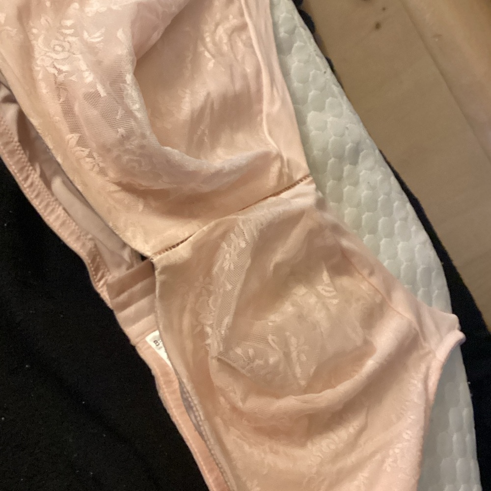 Breezies Soft Pink Lace Bra